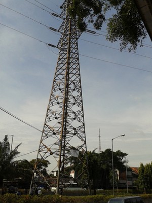 Ingin Curhat ke SBY, Fransiskus Panjat Tower di Senen