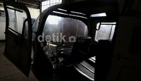 Kondisi helikopter Presiden Soekarno ini cukup terawat dengan baik.