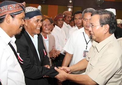 Prabowo Sambangi Ruteng NTT
