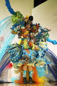 Jakarta, Indonesia - 10 April. Gede Yudi Sang Dewi. Kemang Fashion Week 2013 at Lippo Mal Kemang. 10 April 2013. Jakarta. [Foto: Mohammad Abduh/Wolipop]