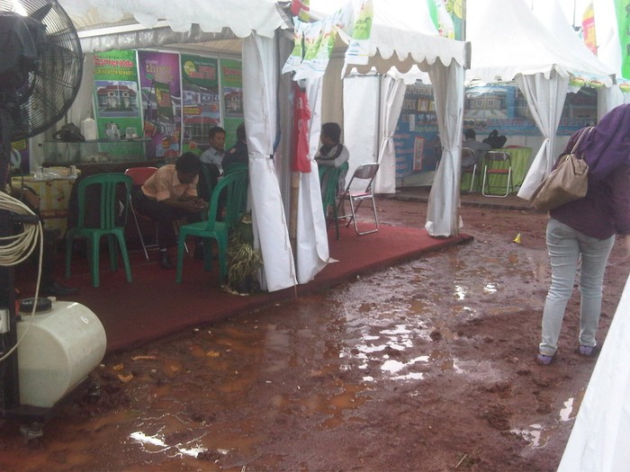 Ini Alasan Panitia Pameran Rumah Murah Pilih Lokasi Lapangan Bola Becek
