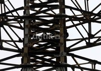 Fransiscus tetap bertahan di atas tower SUTET. Ramses/detikFoto.