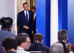 Obama Terlihat Sedih Tanggapi Bom Boston