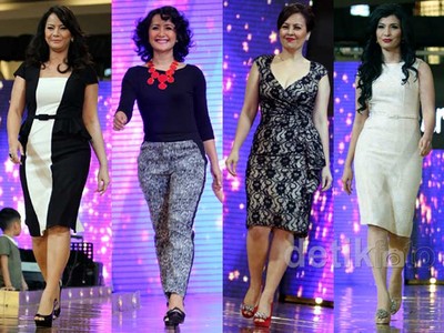 Aksi Memes, Arzetti Bilbina, Widi & Cynthia Lamusu B3 di Catwalk