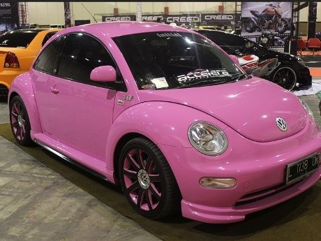 VW Beetle Pink Nan Genit