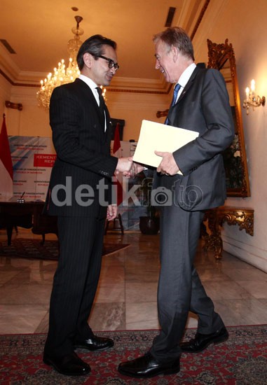 Menlu RI Bertemu Menlu Denmark