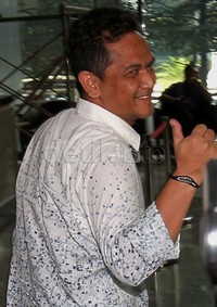 Asep menjadi saksi kasus dugaan pemerasan yang dilakukan pegawai Direktorat Jenderal Pajak, Pargono Riyadi. Ramses/detikFoto.