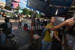 Semerawutnya Pasar Minggu di Pagi Hari