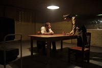 Jake (Kellan Lutz) sedang diinterogasi oleh Hashim (Ario Bayu). (Eriek Juragan/Margate House)