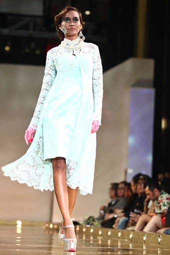 Jakarta, Indonesia - 11 April 2013. Hengki Kawilarang Fabulous Glam. Kemang Fashion Week 2013 at Lippo Mal Kemang. Jakarta. [Foto: Mohammad Abduh/Wolipop]