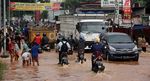 Banjir, Jalan Jati Mekar Bekasi Lumpuh