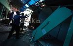 Puluhan Kios di Stasiun Pasar Minggu Diratakan