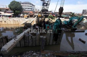 Proyek Normalisasi & Sodetan Ciliwung Rp 1,9 Triliun Selesai Akhir 2014