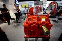 Salah satu alat terbaru berteknologi SEW Eurodrive turut dipamerkan.