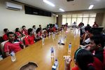 Ketua Umum PBSI Semangati Pemain Piala Sudirman