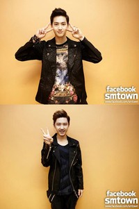 Suho dan D.O 'EXO-K' kompak dengan gaya 'peace'-nya. (SME)
