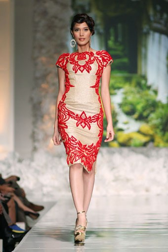 Jakarta, Indonesia - 13 April 2013. Denny Wirawan bride Un Amore. Wedding Fair 2013 at Grand Hyat Hotel. Jakarta. [Foto: Mohammad Abduh/Wolipop]