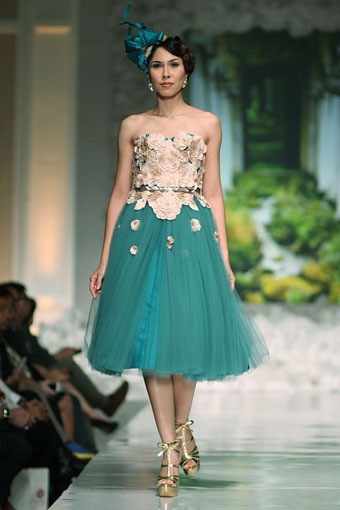 Jakarta, Indonesia - 13 April 2013. Denny Wirawan bride Un Amore. Wedding Fair 2013 at Grand Hyat Hotel. Jakarta. [Foto: Mohammad Abduh/Wolipop]