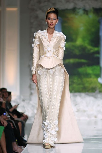 Jakarta, Indonesia - 13 April 2013. Denny Wirawan bride Un Amore. Wedding Fair 2013 at Grand Hyat Hotel. Jakarta. [Foto: Mohammad Abduh/Wolipop]