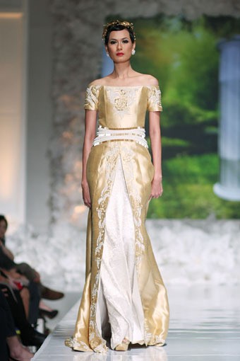 Jakarta, Indonesia - 13 April 2013. Denny Wirawan bride Un Amore. Wedding Fair 2013 at Grand Hyat Hotel. Jakarta. [Foto: Mohammad Abduh/Wolipop]