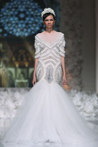 Jakarta, Indonesia - 13 April 2013. Denny Wirawan bride Un Amore. Wedding Fair 2013 at Grand Hyat Hotel. Jakarta. [Foto: Mohammad Abduh/Wolipop]