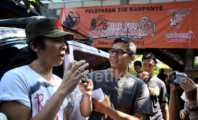 Slank Dukung Kampanye Ride For Orangutan 2013