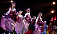 Hampir selama sebulan penuh di berbagai ajungan daerah pun ikut merayakannya dengan menyajikan beragam kegiatan dan budaya daerah.     