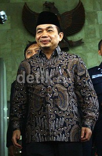 Jazuli mengatakan dirinya dicecar penyidik mengenai rumah Luthfi di kawasan Condet, Jakarta Timur. Lamhot Aritonang/detikFoto.