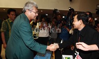 Hadir dalam penyerahan daftar caleg itu Ketua Umum MS Kaban dan Ketua Majelis Syuro Yusril Ihza Mahendra.