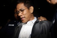 Singgih dimintai keterangan untuk tersangka Wakil Ketua PN Bandung Setyabudi Tejocahyono. Lamhot Aritonang/detikFoto.