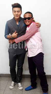 Keakraban Sule dan Eru. Gusmun/detikFoto.