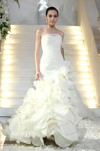 Jakarta, Indonesia - 17 April 2013. Sebastian Sposa by Sebastian Gunawan. Bridal & Jewelry Show 2013 Wedding Inspirations at Lamoda Cafe. Lantai 1. Plaza Indonesia. Jakarta. [Foto: Mohammad Abduh/Wolipop]