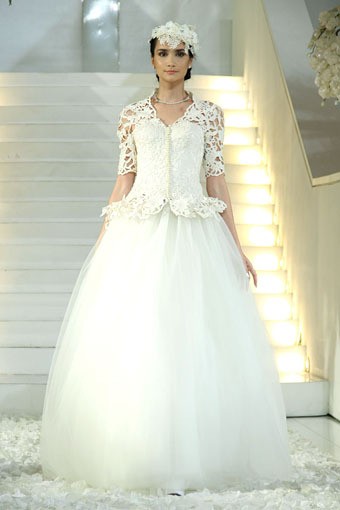 Jakarta, Indonesia - 17 April. Spous by Priyo Oktaviano. Bridal & Jewelry Show 2013 Wedding Inspirations at Lamoda Cafe. Plaza Indonesia. 17 April 2013. Jakarta. [Foto: Mohammad Abduh/Wolipop]