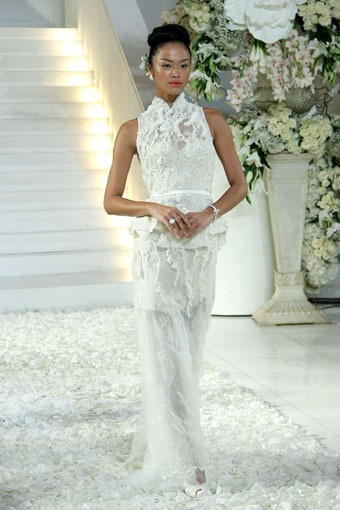 Jakarta, Indonesia - 17 April. Svarna by IKAT Indonesia. Wedding Inspirations 2013 at Lamoda Cafe. Plaza Indonesia. 17 April 2013. Jakarta. [Foto: Mohammad Abduh/Wolipop]