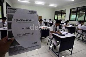 Mendikbud M Nuh Sidak Pelaksanaan UN SMP di Kepulauan Seribu