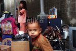 Korban Kebakaran Kebon Sirih Mengungsi