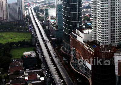 Proyek JLNT Kampung Melayu-Tanah Abang Mangkrak