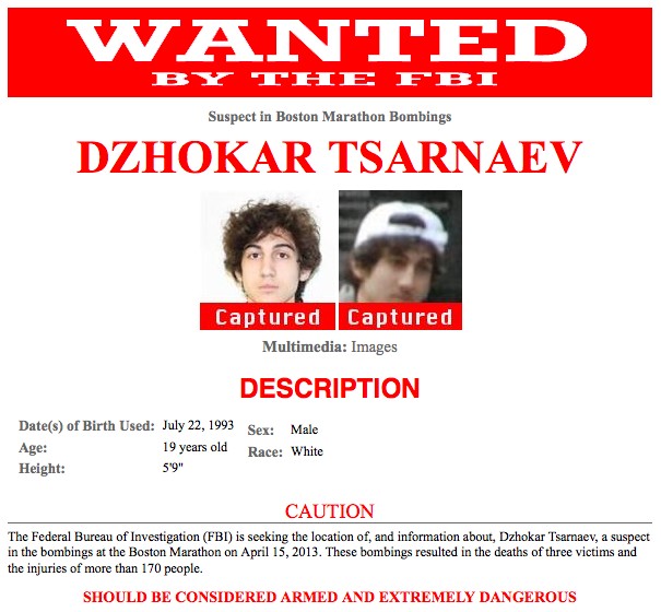 5 Fakta Menarik Tentang Duet Bomber Tsarnaev