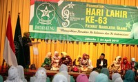     Harlah tersebut dihadiri oleh Ketua PBNU Slamet Effendi Yusuf dan Ketua Umum PP Fatayat NU Ida Fauziah.
