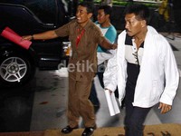 Listo Welly diperiksa sebagai saksi atas kasus dugaan penyuapan lahan di Tanjungsari Bogor yang akan dijadikan pemakaman mewah. Lamhot Aritonang/detikFoto.