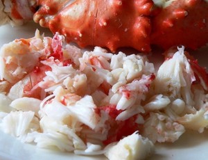 Daging Kepiting Rebus yang Enak