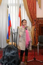 Elva Patty Bersinar di Festival Musik di Moskow
