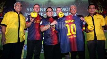 Penandatangan kontrak ini berupa layanan VAS content, berisi gambar, tones, serta informasi lengkap seputar tim maupun individu pemain Barcelona.