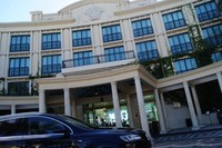 Hotel itu diberi nama Palazzo Versace yang artinya Istana dari Versace. Minggu lalu, detiktravel secara khusus diundang oleh pihak hotel untuk tur singkat ke hotel yang masuk dalam kelas bintang 6 itu (Gagah/detikTravel)