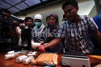 Barang bukti sabu tersebut seberat 1,8 kilogram.