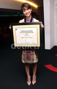 BCL dan penghargaannya. Ridho/detikFoto.