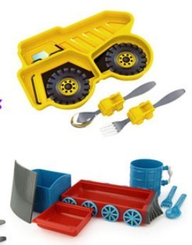 Tut..tut.. Ajak Si Kecil Makan dengan Piring Kerata Api dan Truk Ini!