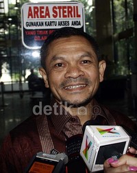 Kuasa hukum Luthfi, Zainudin Fahru menjelaskan bahwa kliennya siap  mendengarkan segala rekaman pada persidangan nanti. Lamhot Aritonang/detikFoto.