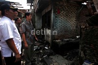Kebakaran tersebut meludeskan puluhan rumah di Kebon Sirih, Jakarta.