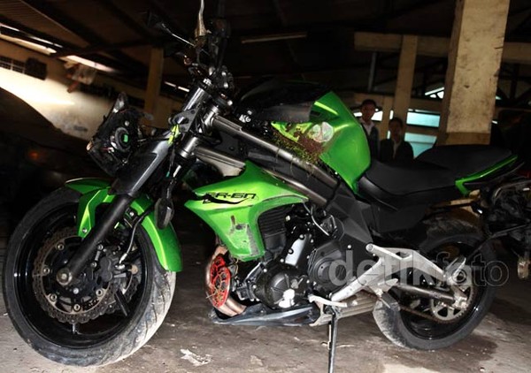 Ini Dia Kondisi Motor Ustad Jeffry Pasca Kecelakaan